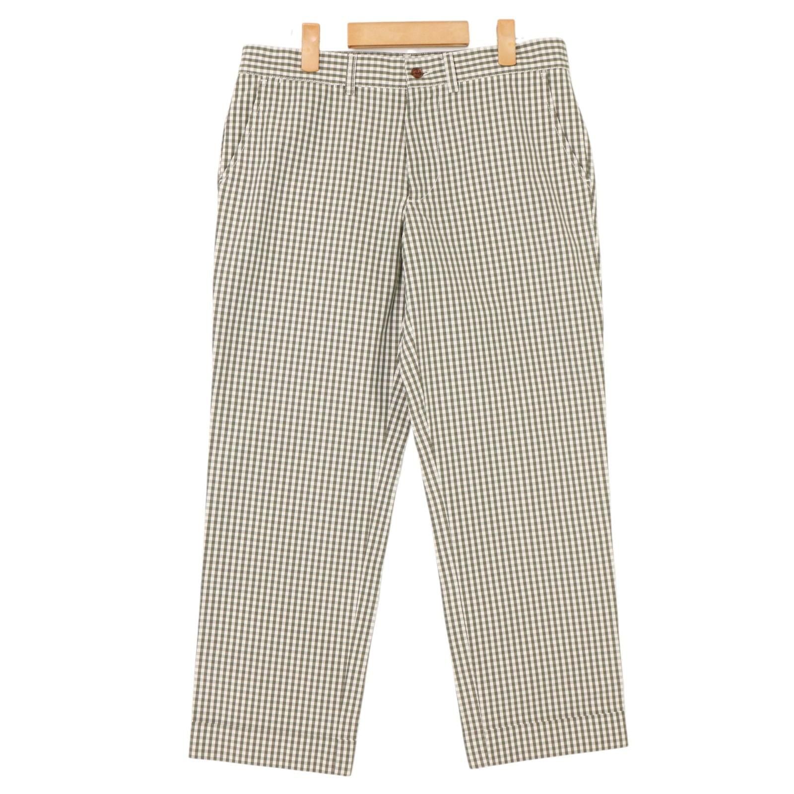MAISON KITSUNE. メゾンキツネ　チェックパンツ＊ MAISON KITSUNE. メゾンキツネ チェックパンツ＊ Maison Kitsuné