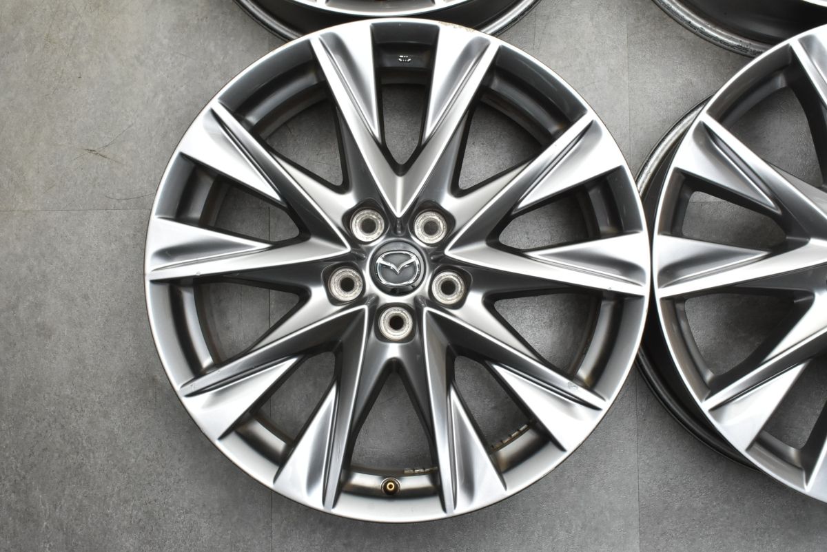 良好品】マツダ CX-8 純正 19in 7J +45 PCD114.3 4本セット CX-5 CX-3 