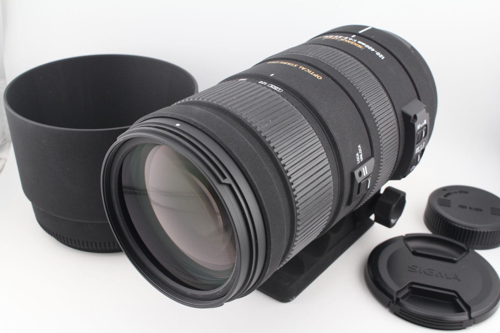 美品◇SIGMA APO 120-400mm F4.5-5.6 DG OS HSM Canon◇2400