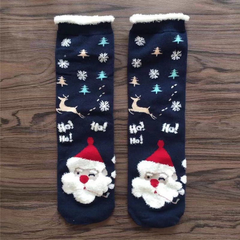 早売り】3足組 かわいいクリスマス靴下 レディース サンタクロース