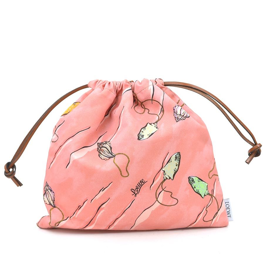 ロエベ LOEWE ポーチ パウラズイビザ ドローストリング ポーチ