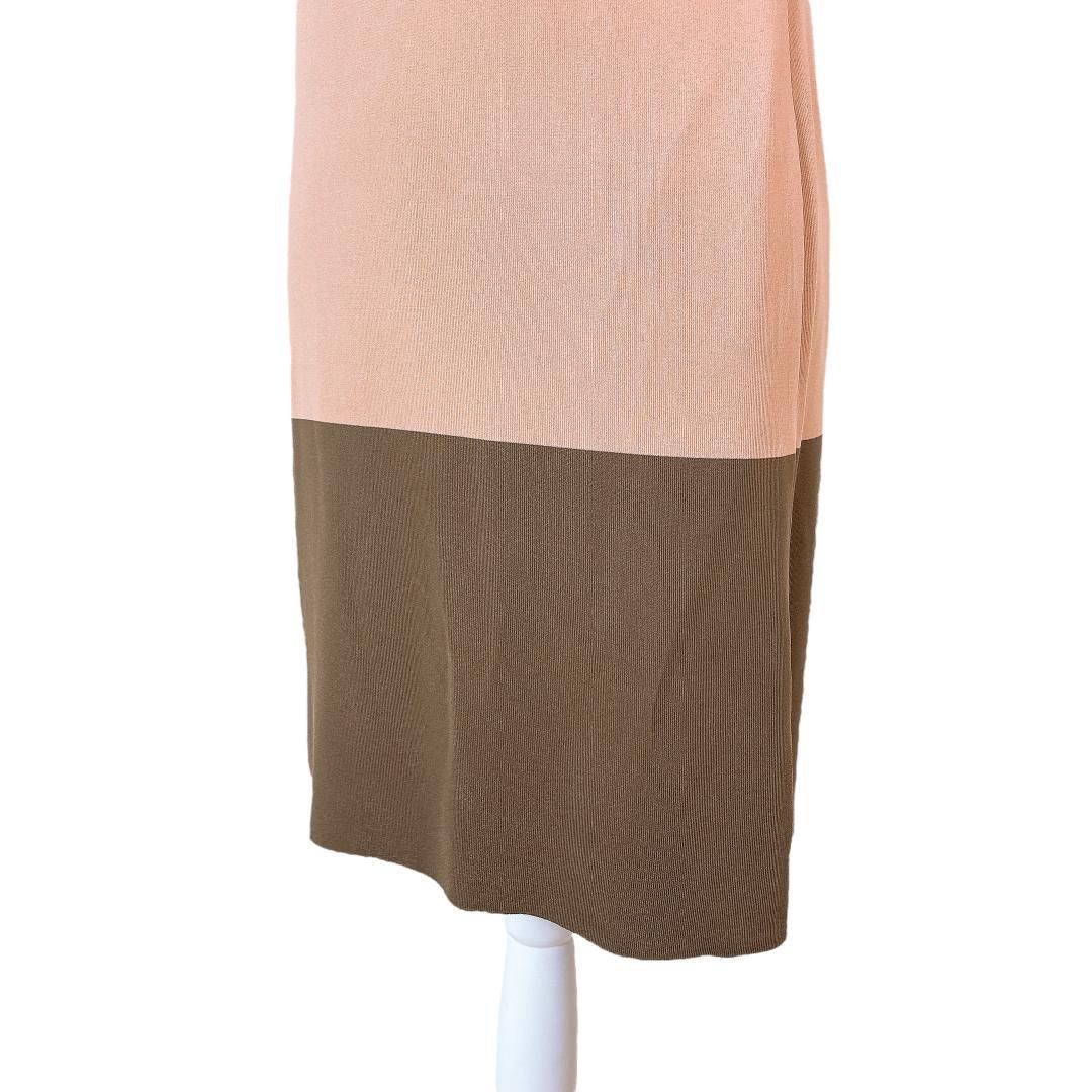 美品】フォクシー ニューヨーク ノースリーブワンピース 38 バイカラー