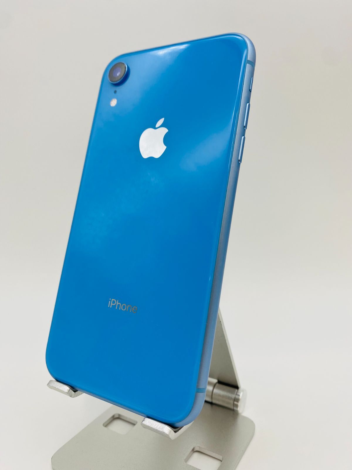 iPhoneXR 64GB ブルー/新品バッテリー100%/シムフリー/おまけ多数 XR