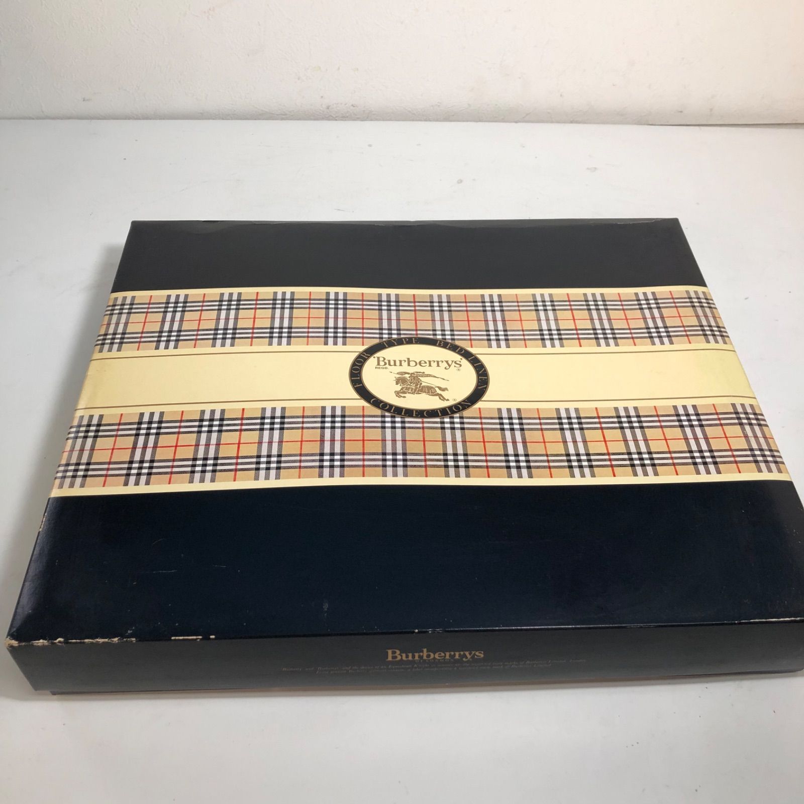 ☆Burberry バーバリー ジャガードタオルシーツ 箱入り未使用品