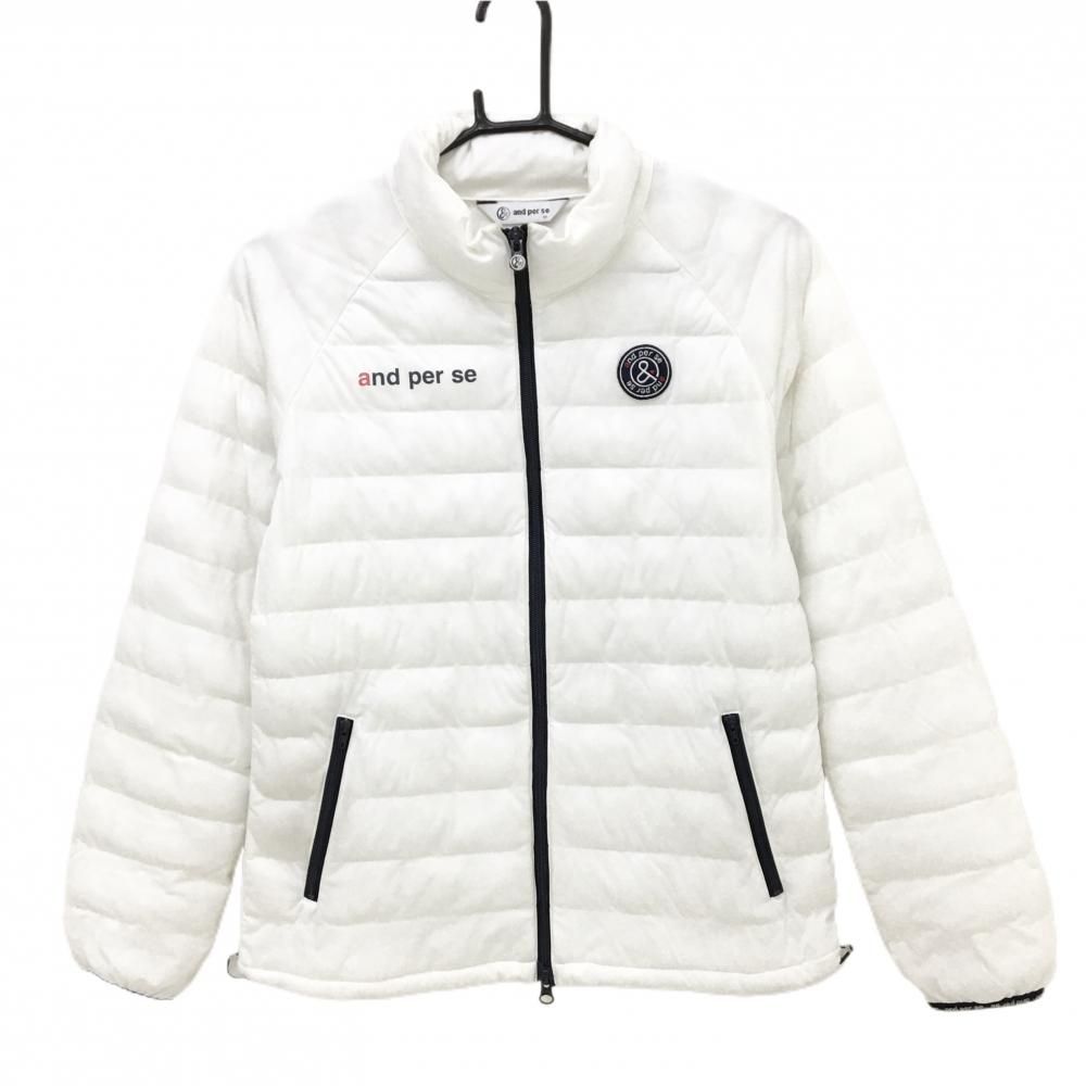 and per se ホワイト ジャケット M 【公式通販】