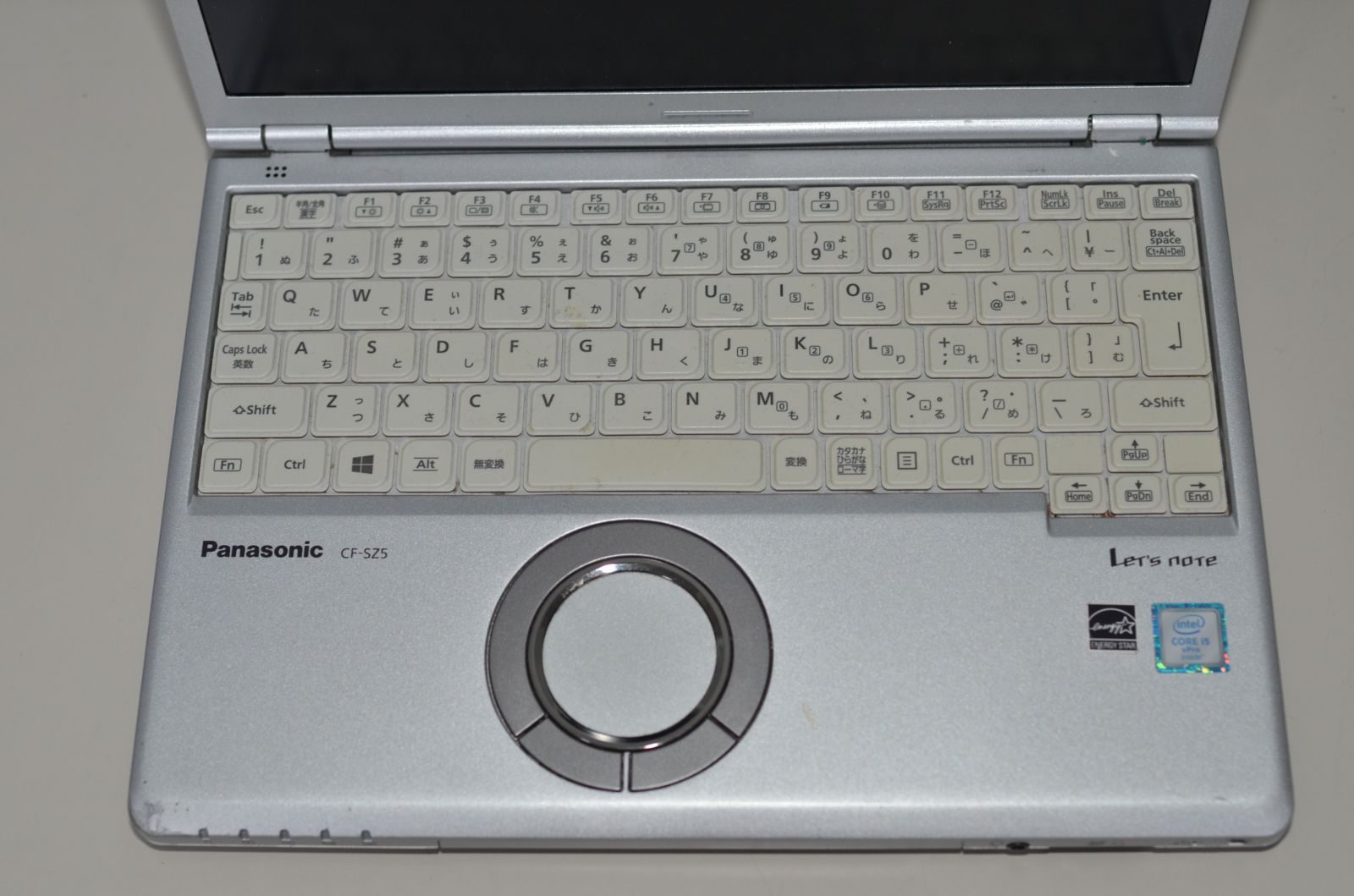 ジャンク品 ノートパソコン Panasonic CF-SZ5PDYVS 12.1インチ