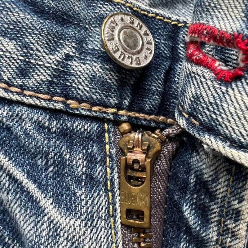 denim archive flare 00s 鬼ヒゲ - way 平成 メルカリ blue y2k フレア 