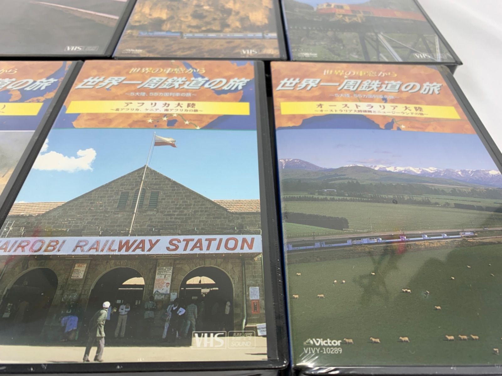 573.世界の車窓から 世界一周鉄道の旅 ビデオ 未開封品 8本