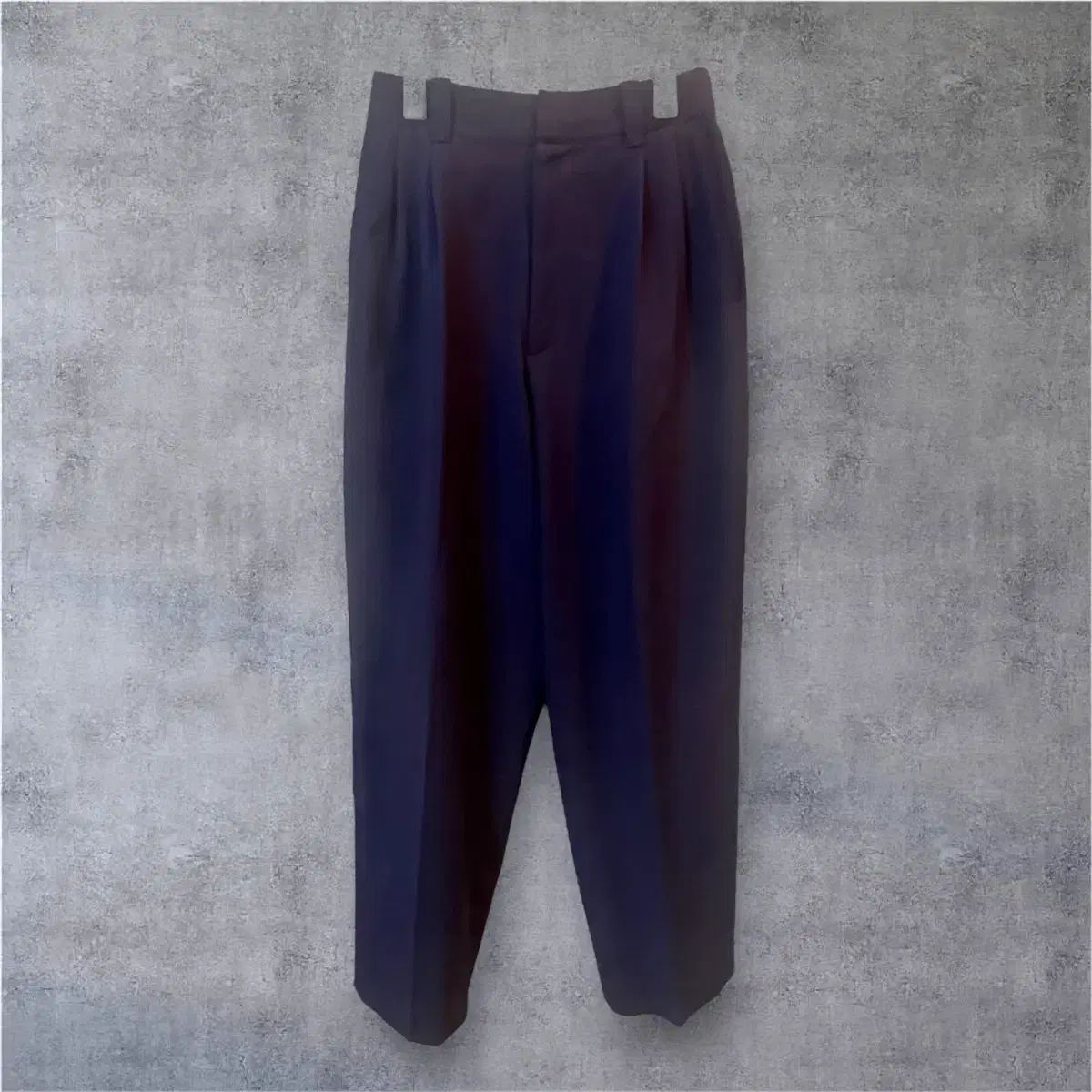 UNIQLO ユニクロ MARNI ツータックパンツ S ネイビー