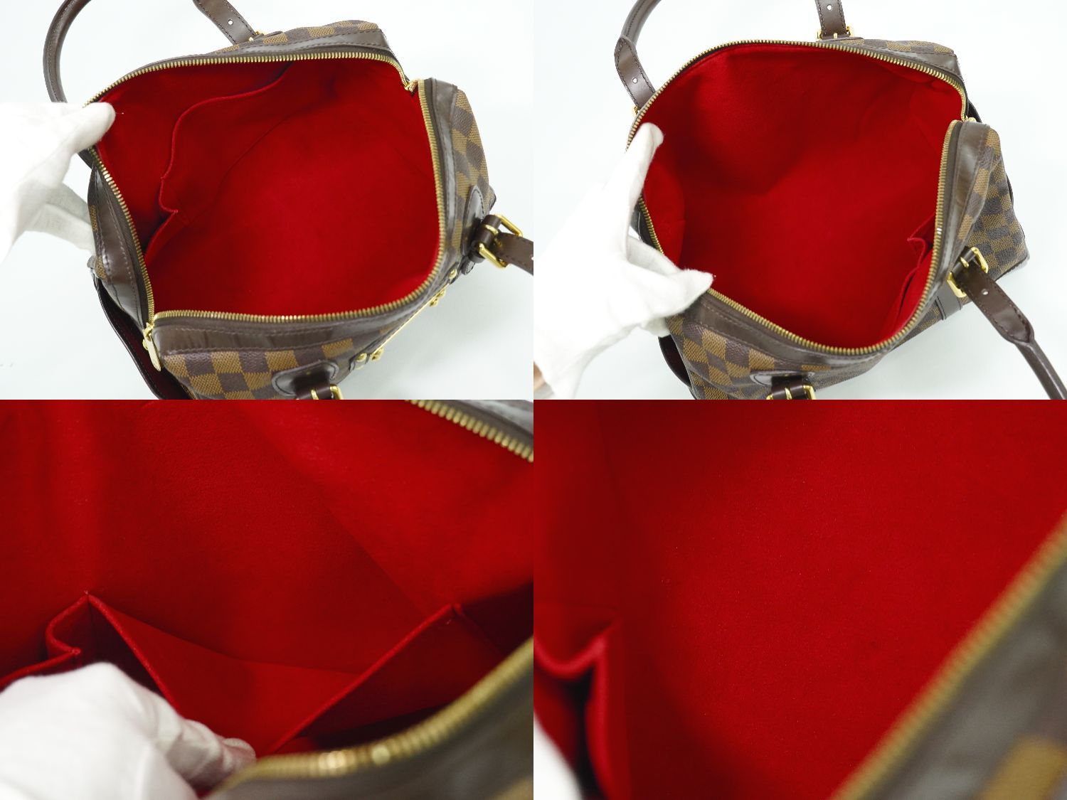 本物 ルイヴィトン LOUIS VUITTON LV バークレー ダミエ エベヌ