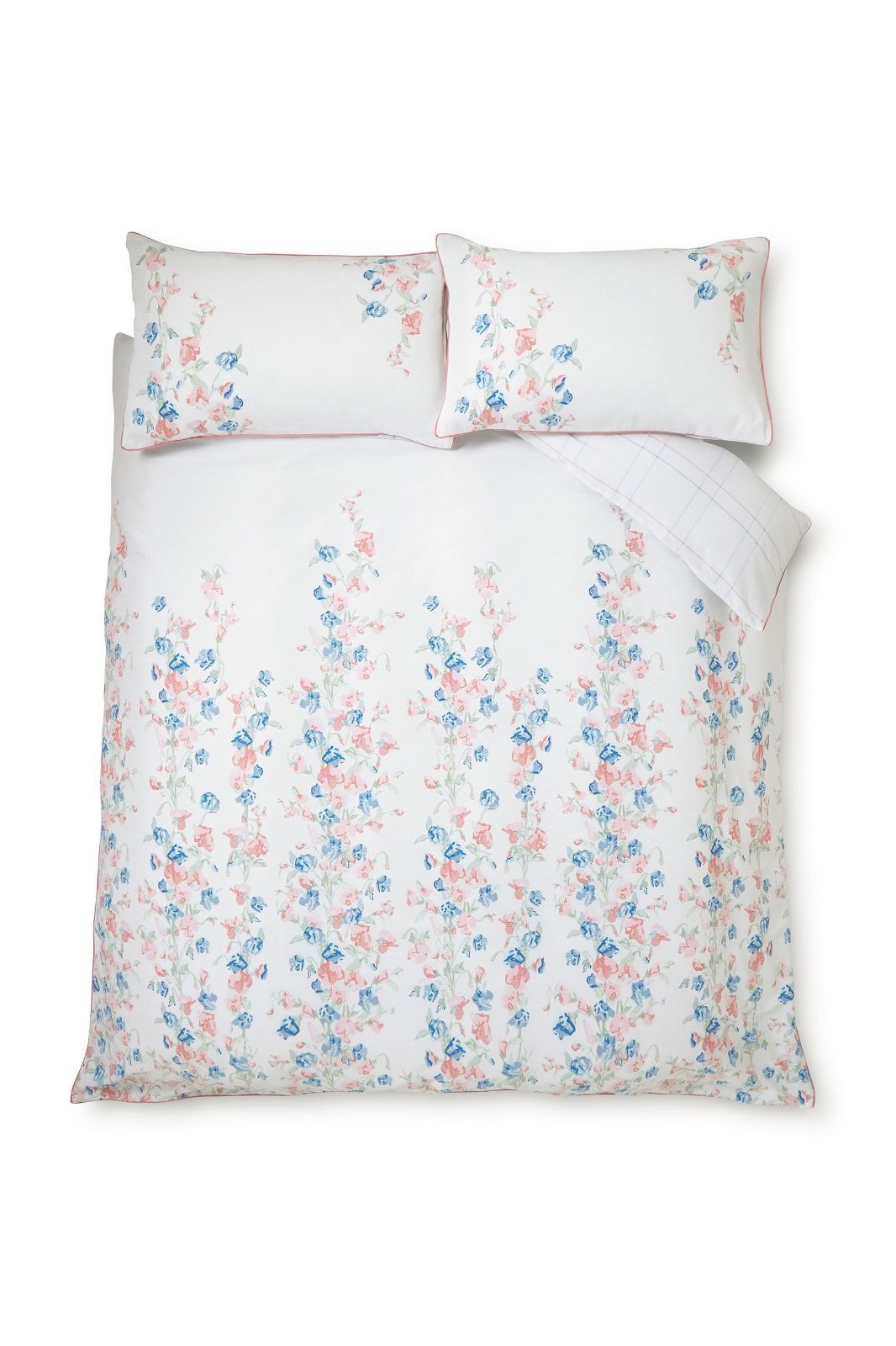 ローラアシュレイ コーラルピンク シャーロット デュベカバーセット  