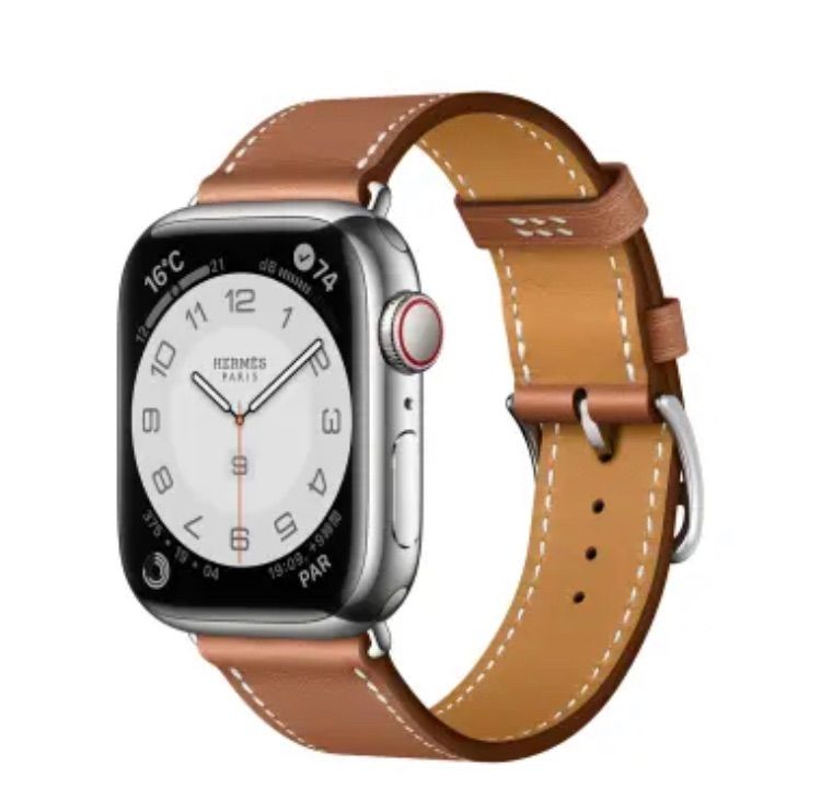 未開封☆アップルウォッチ Apple Watch☆エルメス HERMES☆シリーズ7 Series 7☆MKJ53J/A☆41mm☆シルバーステンレスケース☆ゴールドシンプルトゥール  - メルカリ