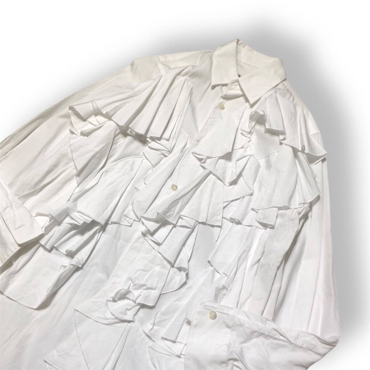 COMME des GARCONS コムデギャルソン　フリルシャツ 23SS COMME des GARCONS COMME des GARCONS Long Shirt フリル