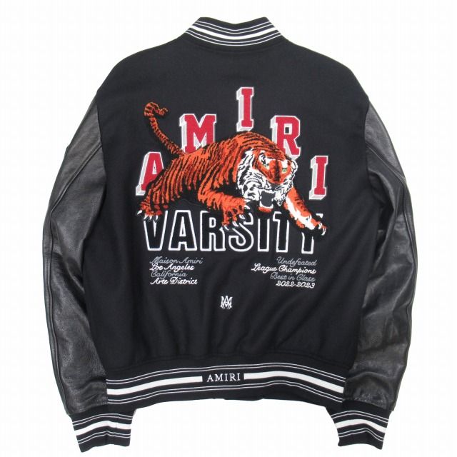 美品 23aw アミリ AMIRI TIGER VARSITY JACKET ヴァーシティジャケット