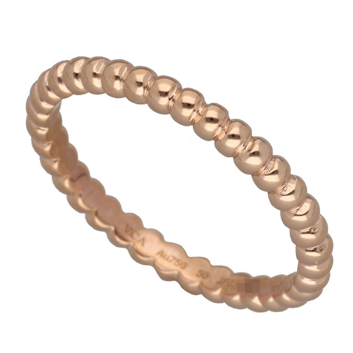 ヴァンクリーフ＆アーペル ペルレ リング スモールモデル サイズ54 WG