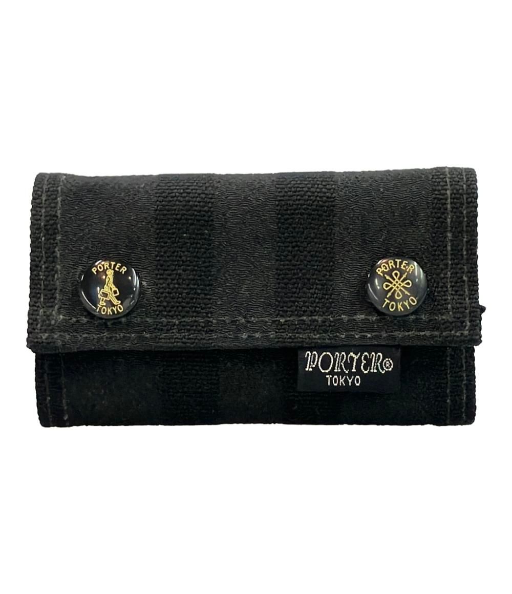 極美品 現行品 PORTER TANKER 6連フック キーケース ブラック タンカー