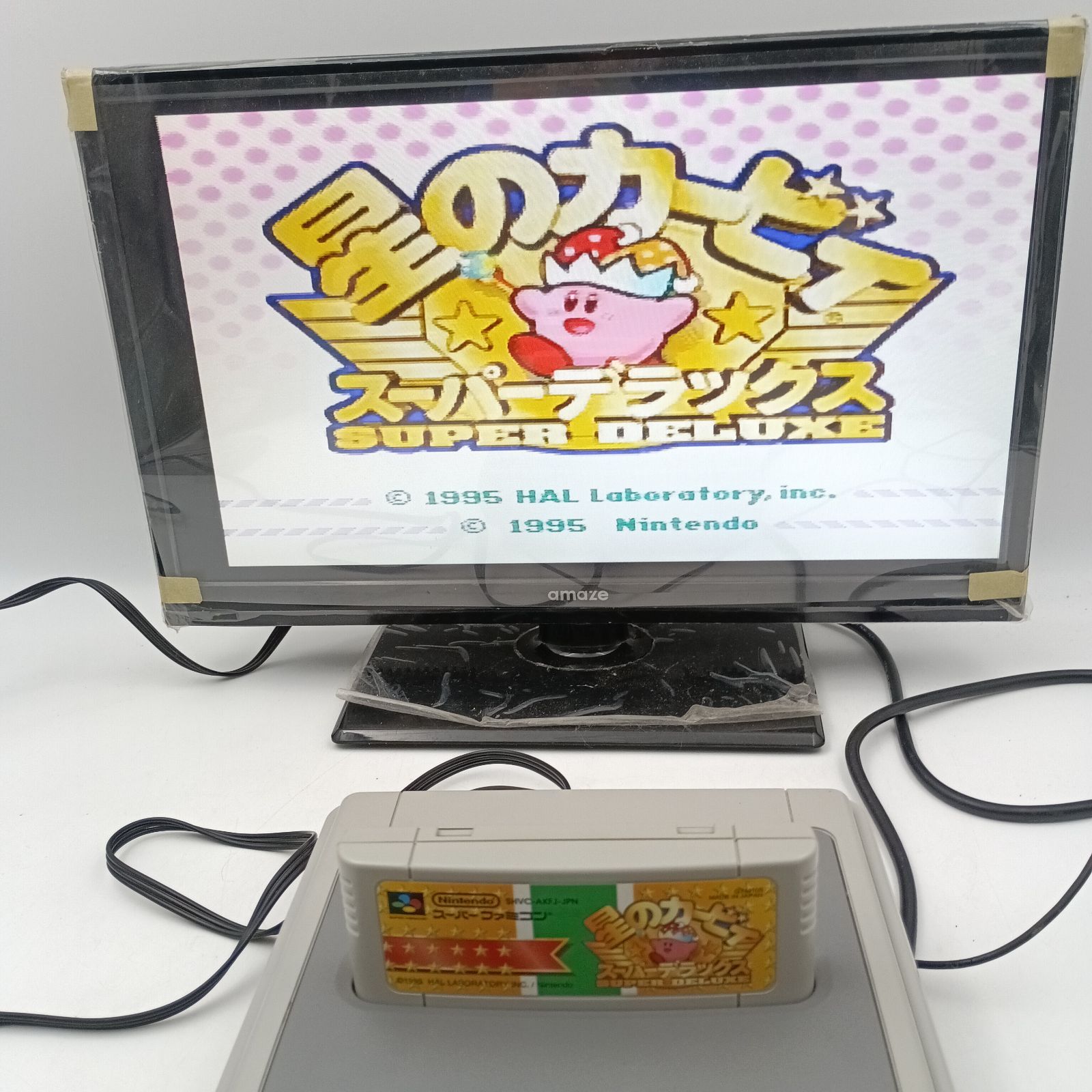 K-0944】SFC スーファミ 本体セット コントローラー2個 古田敦也