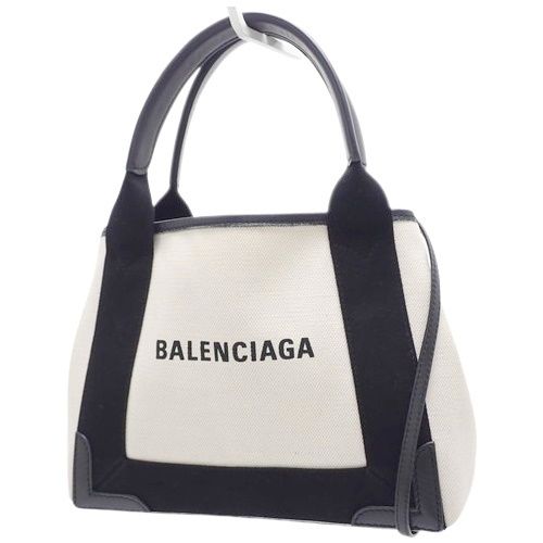 BALENCIAGA(バレンシアガ) ネイビー カバ XS トートバッグ 2way ミ二