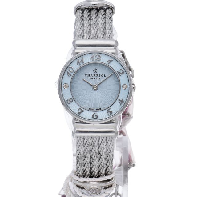 シャリオール　サントロペ　028SAD5.540.568　正規品 シャリオール サントロペ レディース時計 2Pダイヤ 028SAD5.540.568 箱