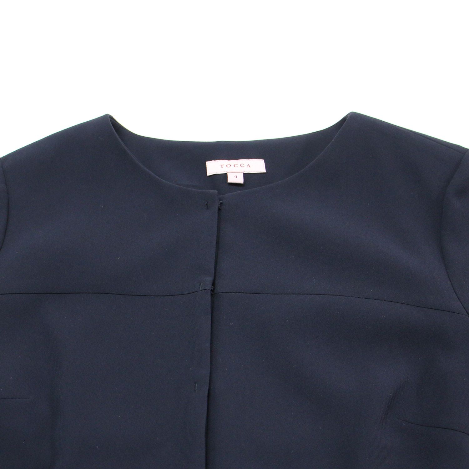 美品】TOCCA トッカ ジャケット ネイビー 紺 サイズ:4(L) / SUNNY