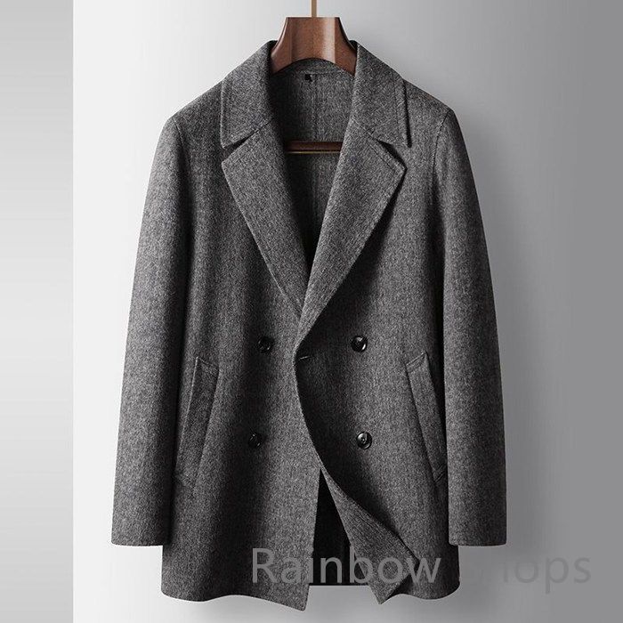 ウールコート メンズ テーラードジャケット ビジネスコート フォーマル スーツジャケット 男性用 2つボタン ビジネスジャケット ゴルフジャケット フォーマル 男性用 会議 出張 旅行