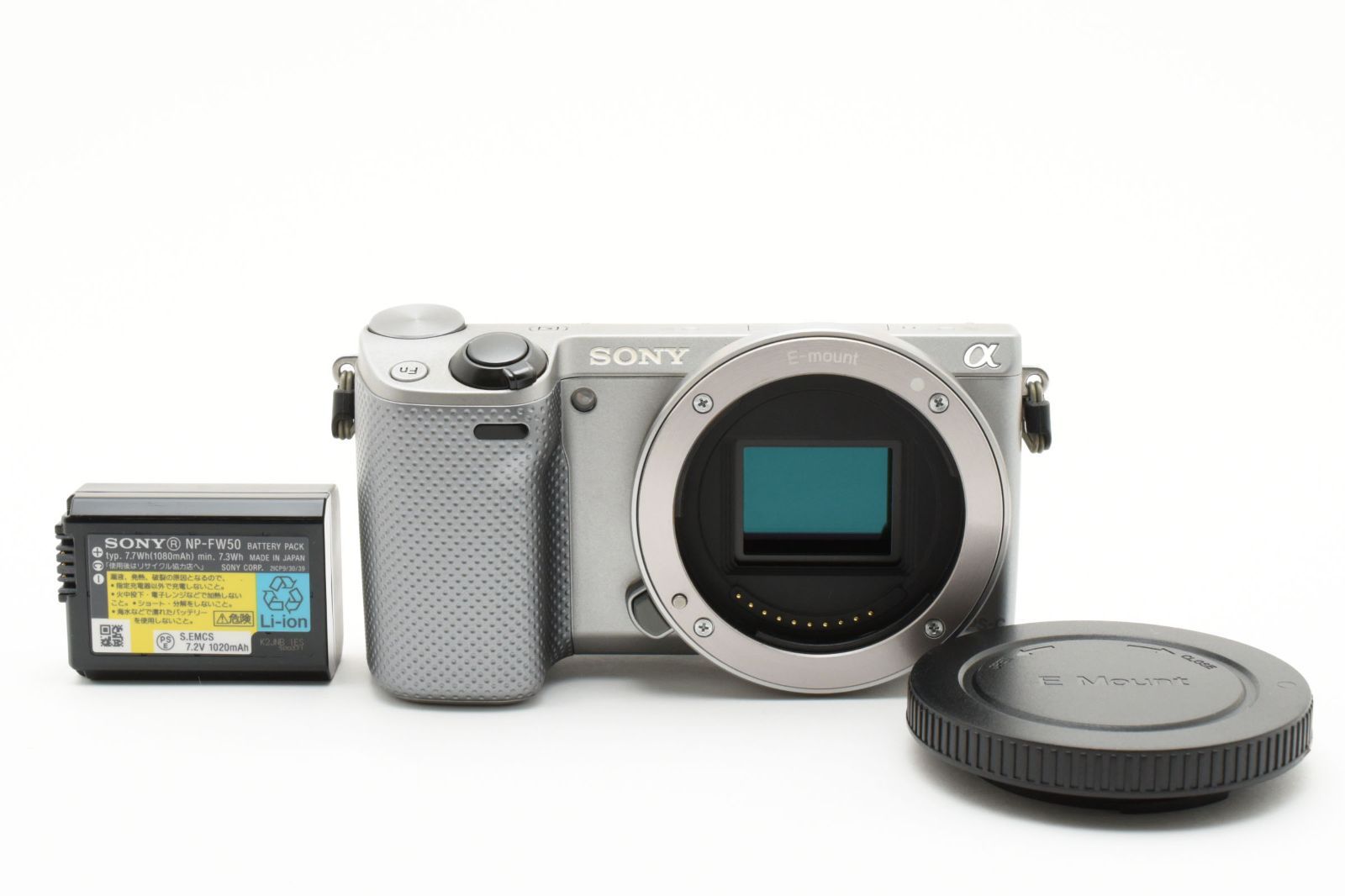 シャッター回数1 611回 SONY ソニー NEX-5R シルバー 2432391A