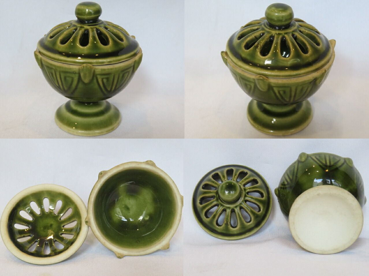 不老園窯造 色変り 七種蓋置 共箱 共箱 七月◇特売品）不老園作 色変り 七種蓋置〔上作〕【税込、送料込