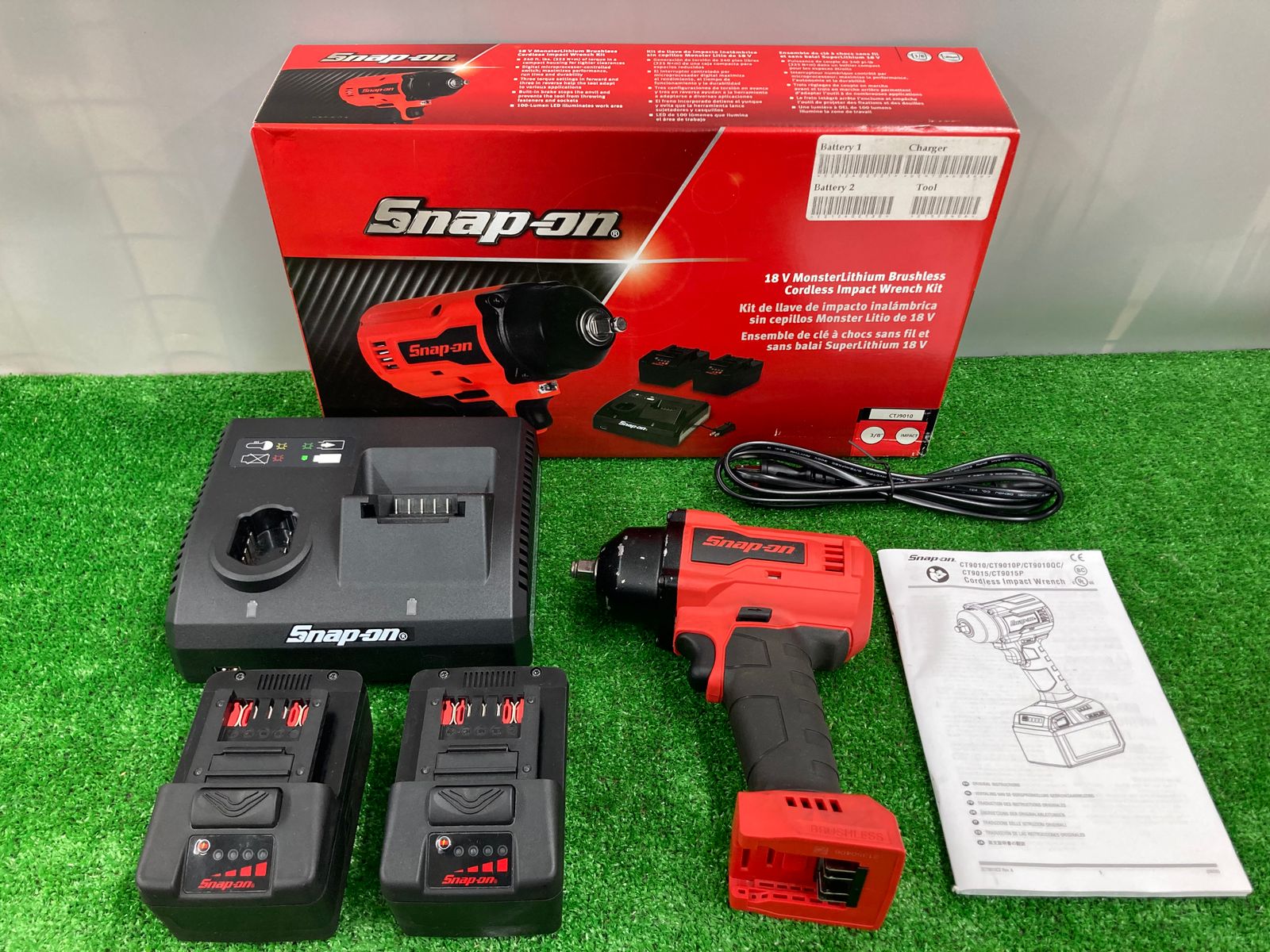 中古品】【0922】Snap-On 3/8角充電式インパクトレンチ 18V コードレス CTJ9010 ITEJJA0KGX9P - メルカリ