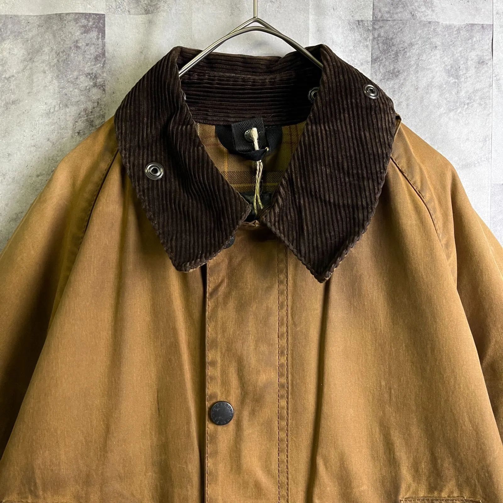 英国製 Barbour バブアー オイルドジャケット BEDALE ライトブラウン 