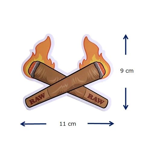 RAW】 メタルトレイ & ステッカー 6枚セット RAWガール Rockin