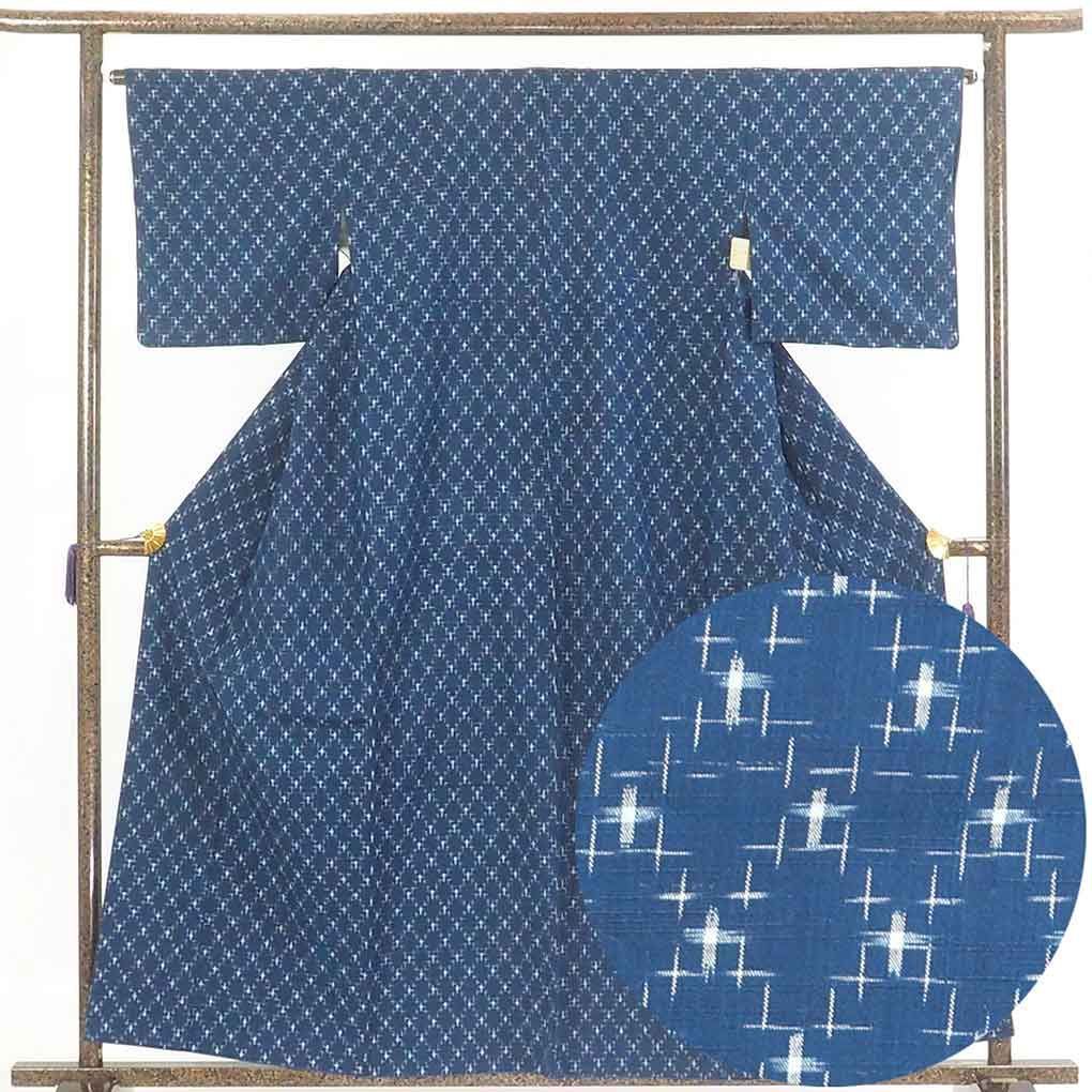 古布木綿半纏法被リメイク ① 刺し子織り 法被 半纏 刺し子 刺子 播州