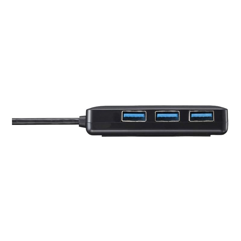 iBUFFALO USB3.0ハブ 4ポートセルフパワータイプ マグネット付き ブラック BSH4A08U3BK 0