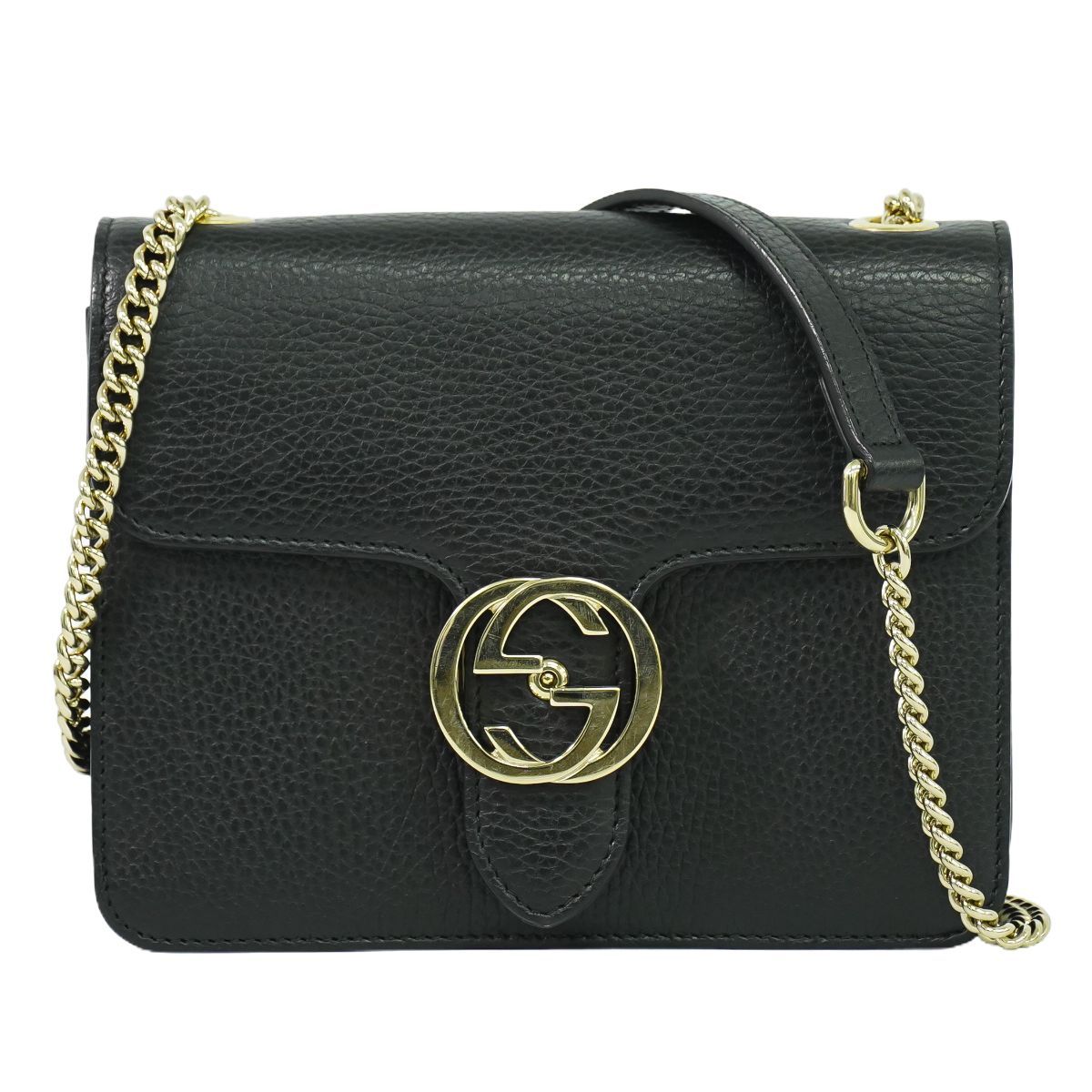 本物 グッチ GUCCI インターロッキングG ショルダーバッグ ポシェット 