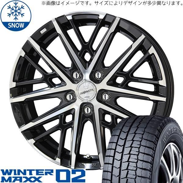 165/65R14 スタッドレスタイヤホイールセット デリカミニ etc (DUNLOP WINTERMAXX02 & SMACK  GLAIVE 4穴 100) - メルカリ