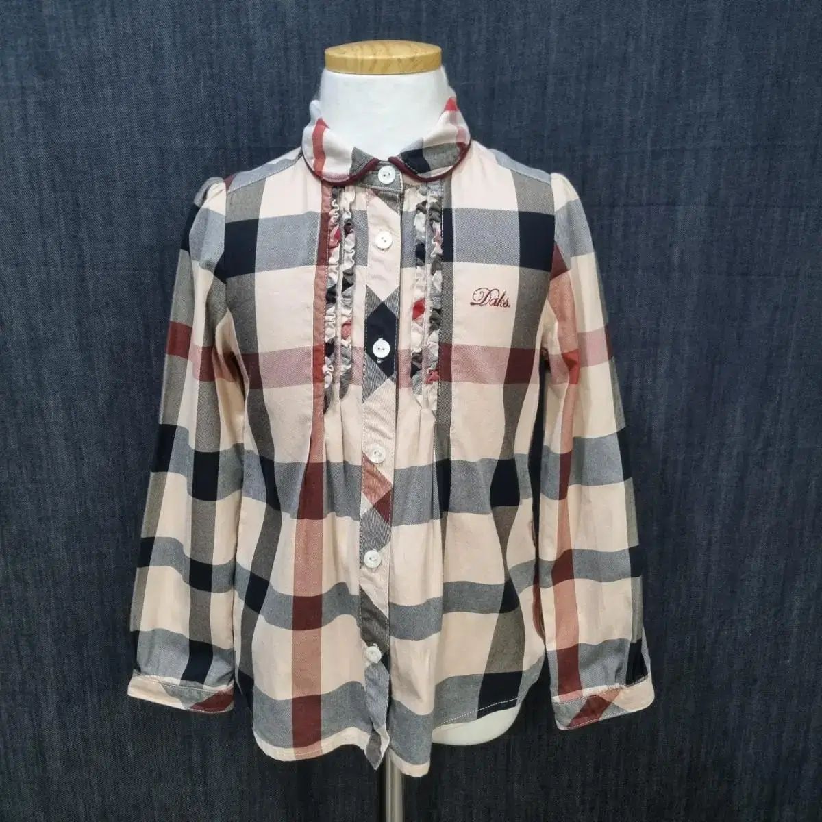 女子児童 120 DAKS(ダックス) キッズ シャツ ブラウス 120103