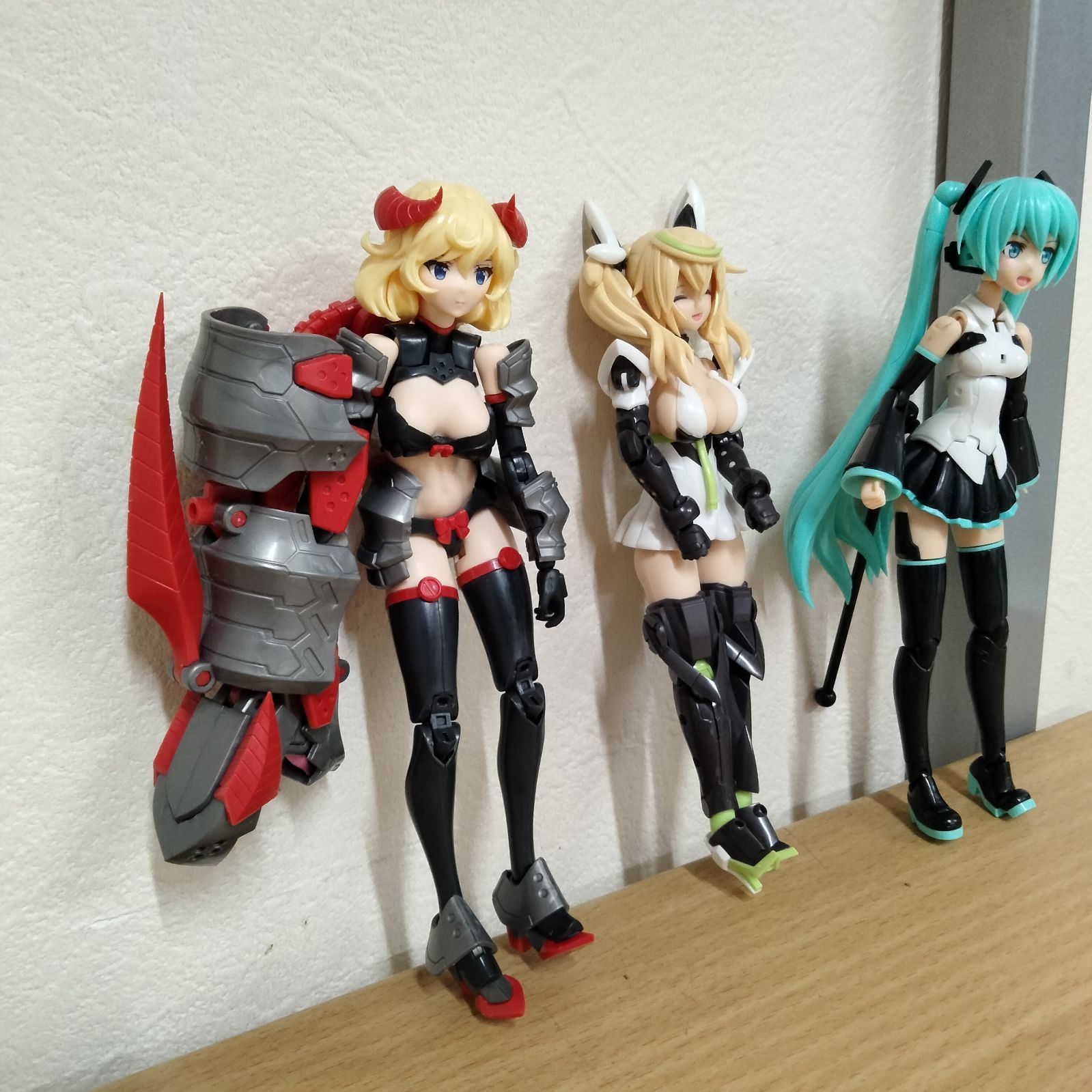 N-3430] 美少女プラモデル3体セット ジャンク品 ①ダークアドヴェント  