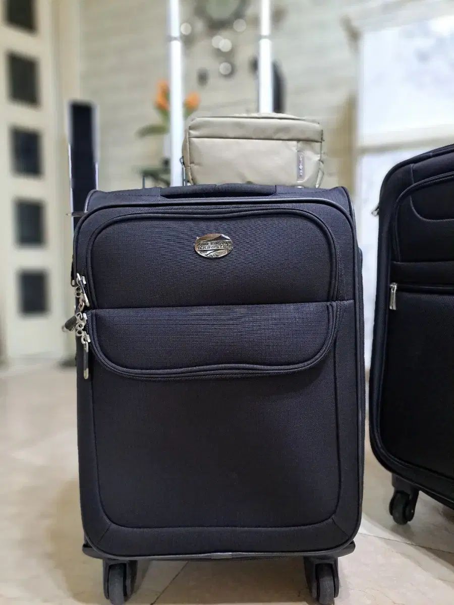 Samsonite サムソナイト アメリカン American Tourister アメリカンツーリスター キャリーケース スーツケース ブラック 2 種 セット