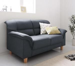 シンプル モダン シリーズ FABRIC ファブリック ソファ 木脚タイプ 2P 