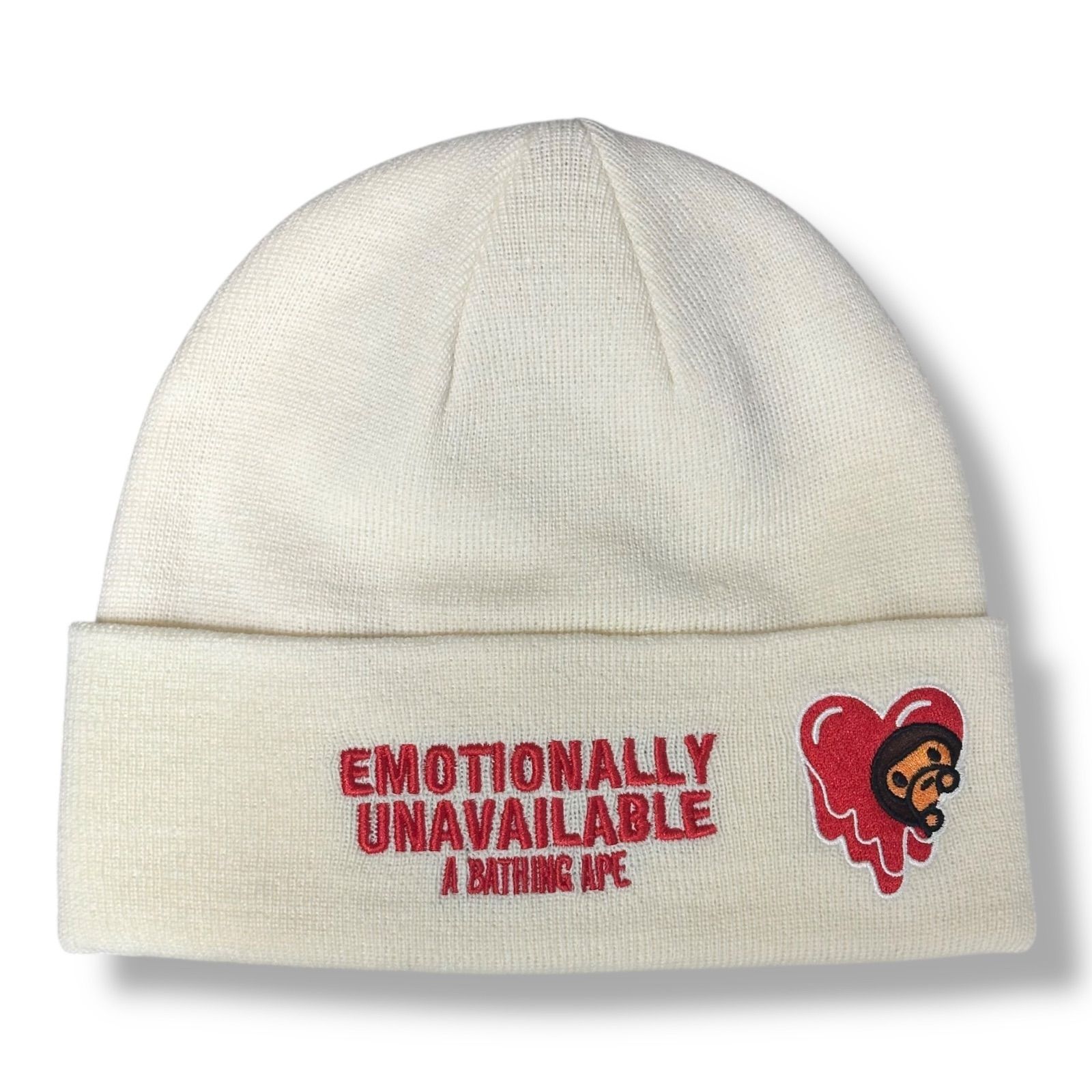 Emotionally Unavailable ニット帽 参考上代13200円 未使用品 EMOTIONALLY UNAVAILABLE × A BATHING