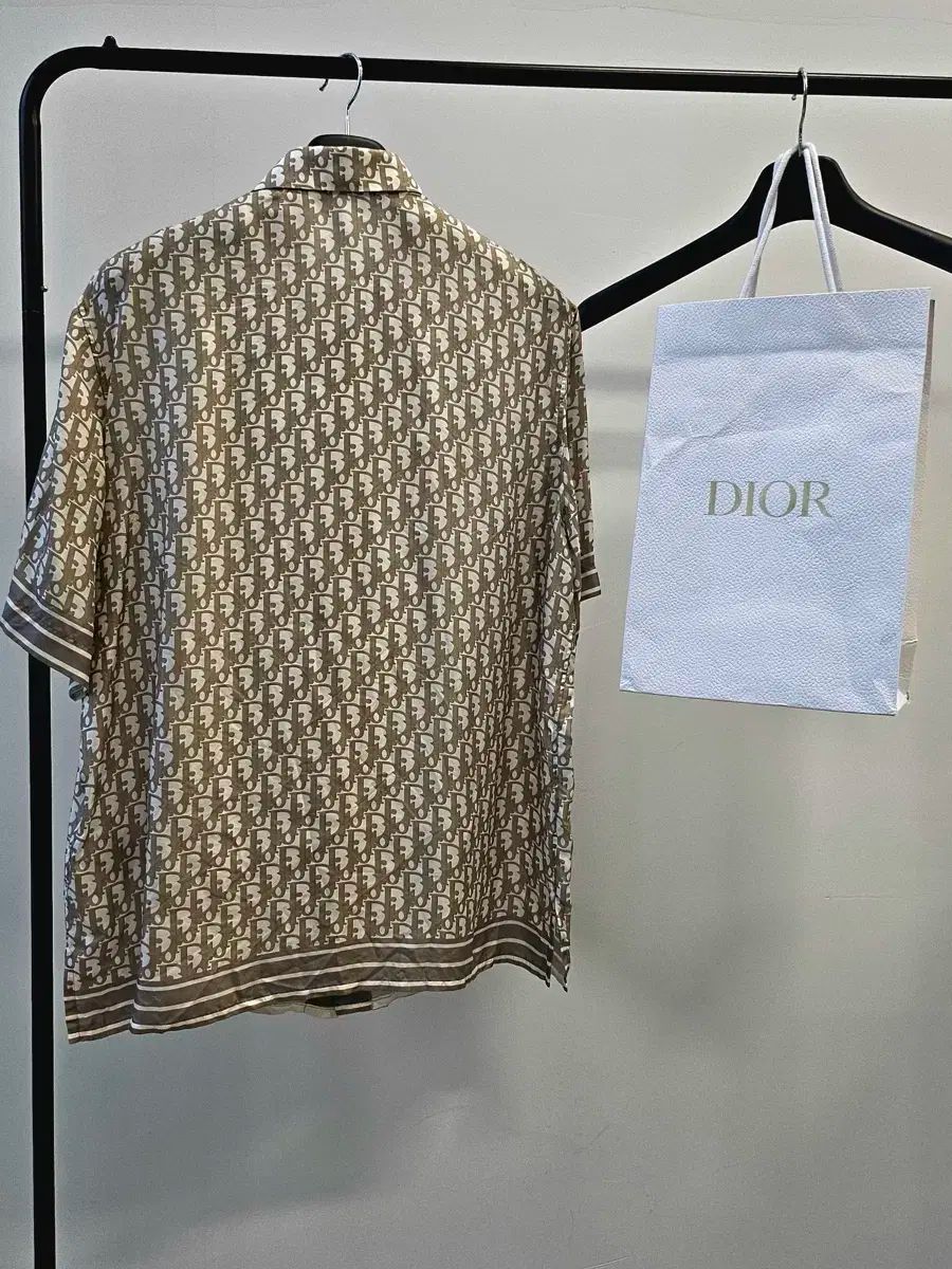 41 ディオール オブリーク シルク 半袖 シャツ