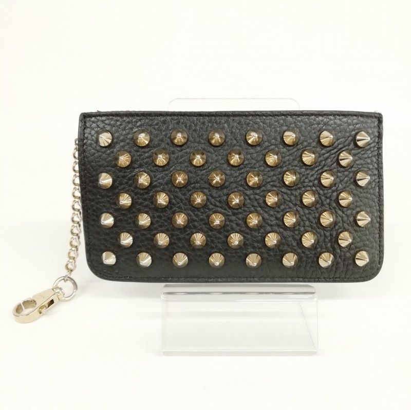 Christian Louboutin ゴールドコインケース Christian Louboutin◇コインケース/--/GLD/メンズ/スタッズ/禿