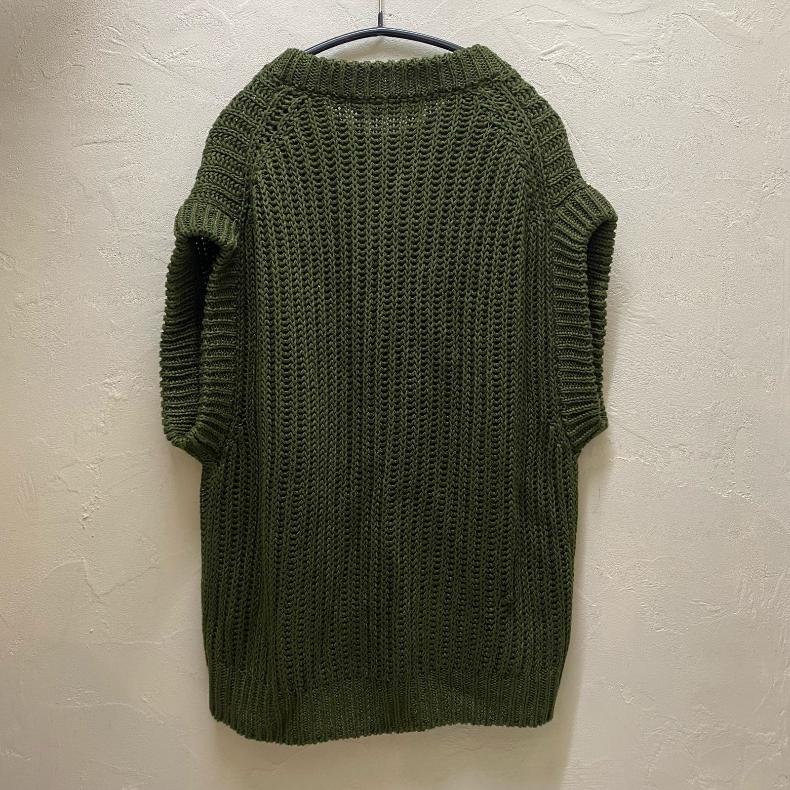 Cristaseya クリスタセヤ 20SS LINEN RIBBED 3 YARN GILET リネン 