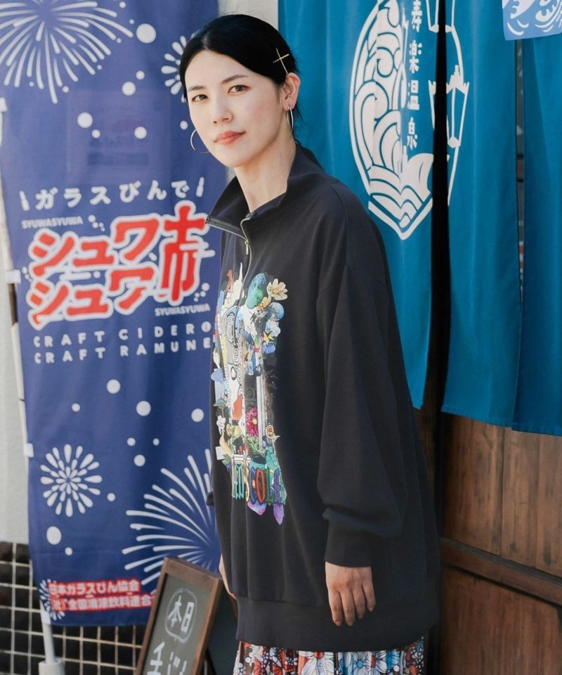 ラメプリント入り