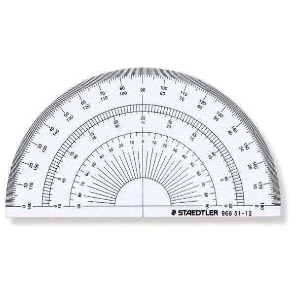 (まとめ）ステッドラー日本 半円分度器 968 51-12 【×50セット】