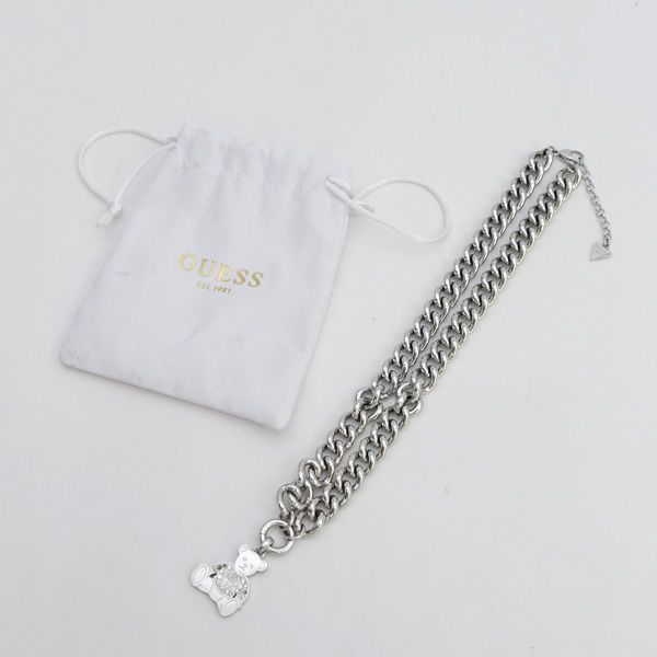 【GUESS】 クアトロG チャーム チェーンネックレス シルバー 613q5gWL1eL._UY300_.jpg