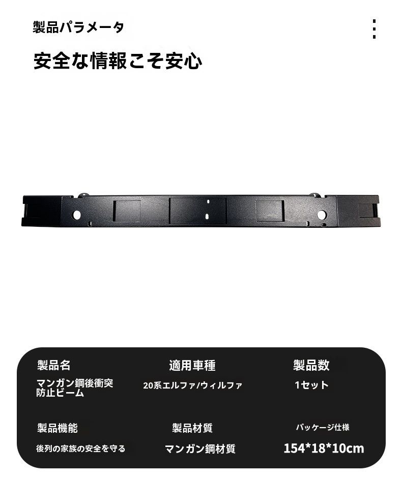 リアバンパー用