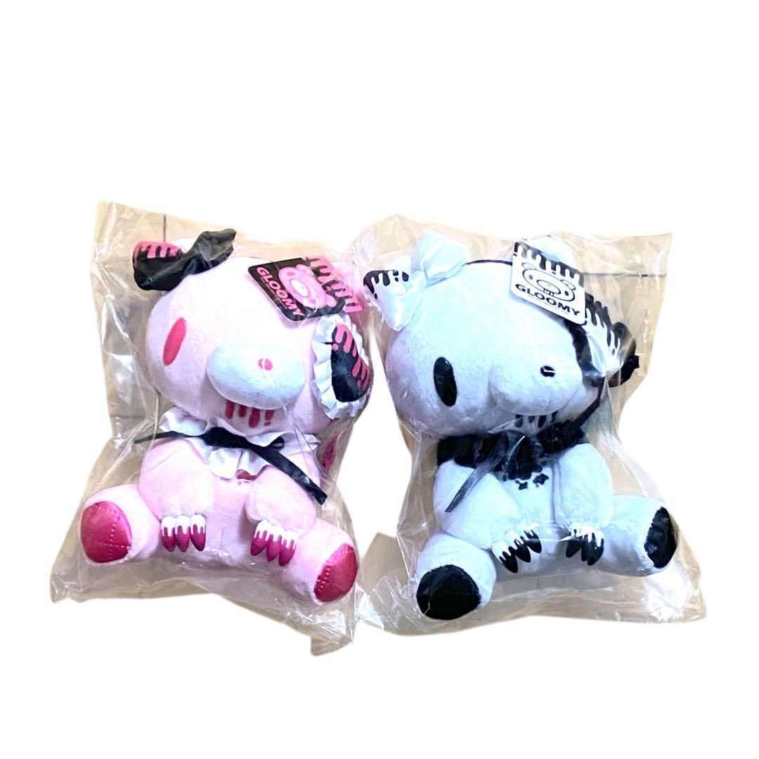 グル〜ミ〜ぬいぐるみ Eye patch ver. WHITE PINK 地雷 - メルカリ
