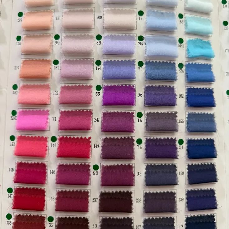 ジョーゼット2枚 テグス入り