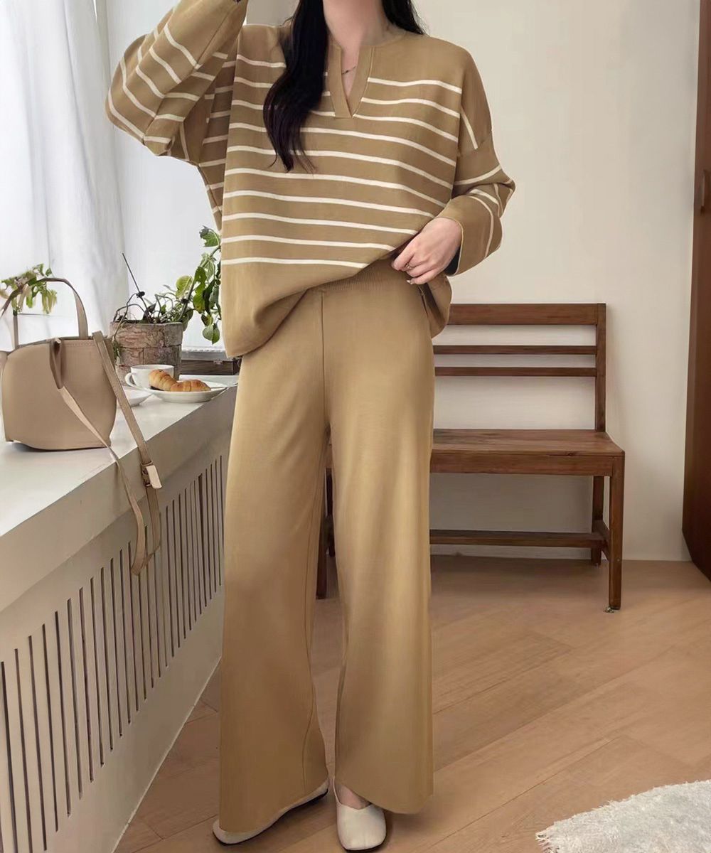 トップスパンツセット ニットウェアセット
