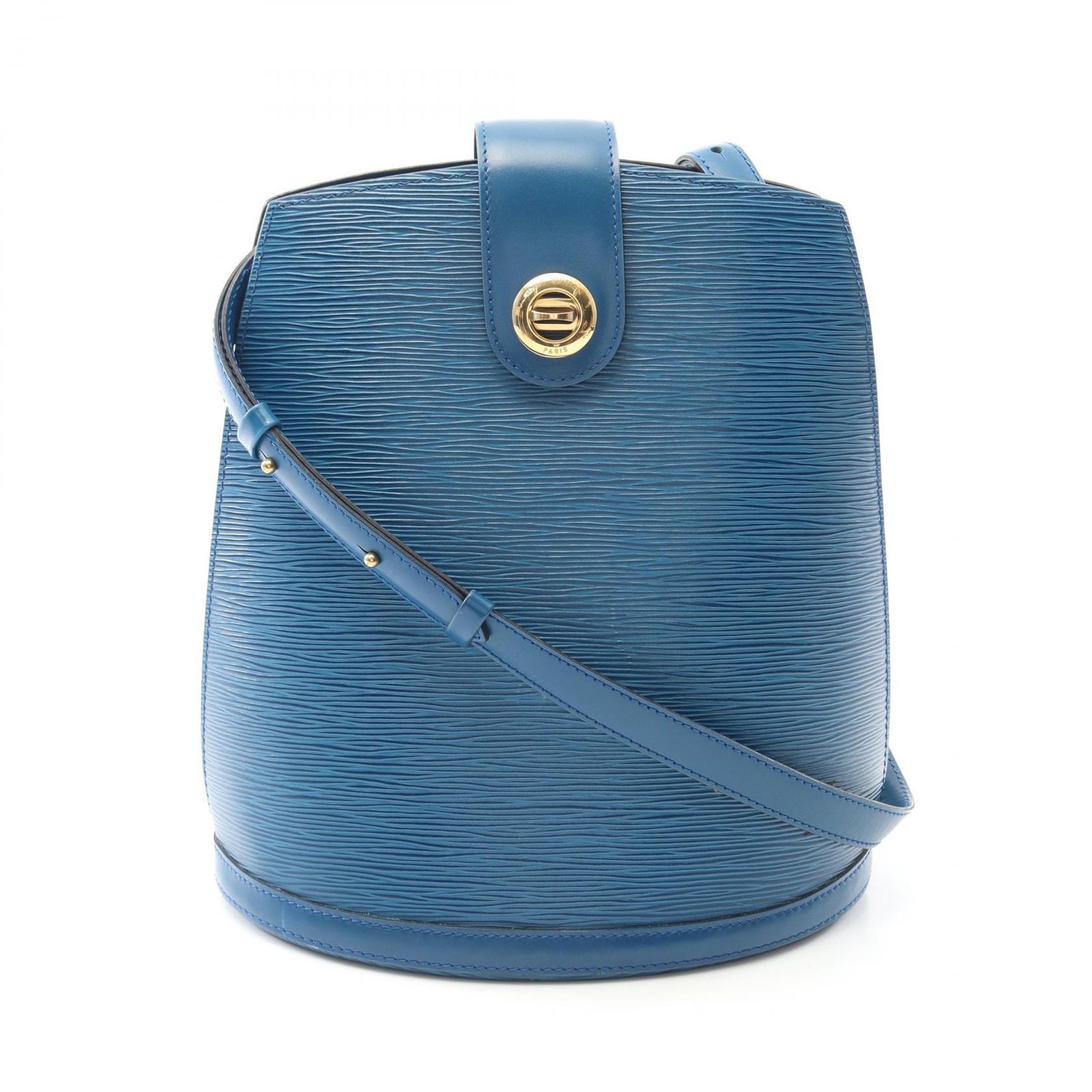 ルイ ヴィトン LOUIS VUITTON ショルダーバッグ クリュニー エピ トレドブルー M52255 トレドブルー レザー クリュニー レディース Used B